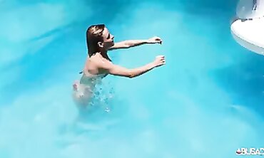 Candy and Joy Enjoy a Sexy Pool Session in Brazil
