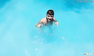 Candy and Joy Enjoy a Sexy Pool Session in Brazil