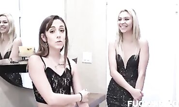 Sophie's Step-Brother Surprise Her with Hot Stepsister Scene - POV
