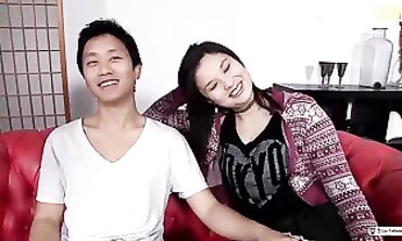 Miyuki Sonny's First Interracial Threesome Party Experience