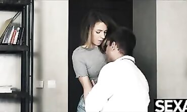 Super-Cute Blonde Couple Enjoys Rough and Romantic Sex