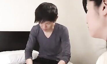 Japanese Cougar Offers barely legal Guy a Steamy Romp