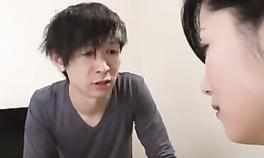 Japanese Cougar Offers barely legal Guy a Steamy Romp