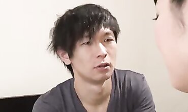 Japanese Cougar Offers barely legal Guy a Steamy Romp