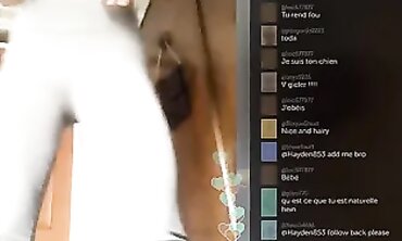 French Hairy Webcam Model Shows Off Her Natural Assets