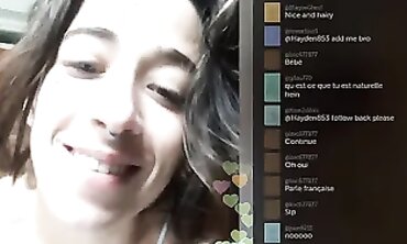 French Hairy Webcam Model Shows Off Her Natural Assets