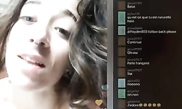 French Hairy Webcam Model Shows Off Her Natural Assets