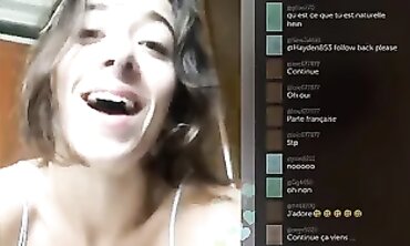 French Hairy Webcam Model Shows Off Her Natural Assets