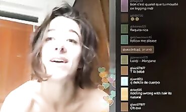 French Hairy Webcam Model Shows Off Her Natural Assets