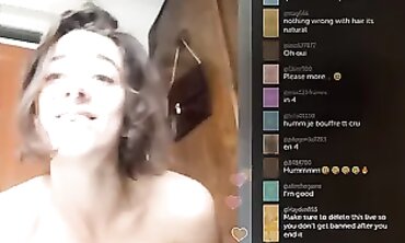 French Hairy Webcam Model Shows Off Her Natural Assets