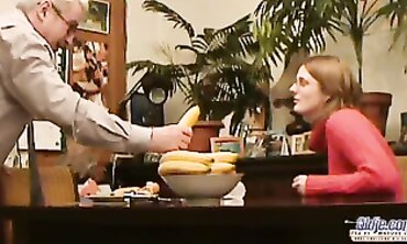 Nancy Kyss Delivers a Sensual Blowjob in Stockings
