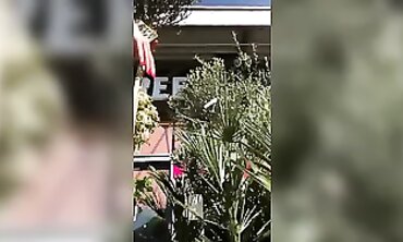 French Pregnant Teen Gets Upskirt Flash