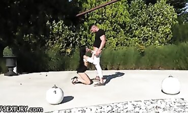 Public Pickup - Sexy Russian Babe Gets Anal Fucked Outdoors