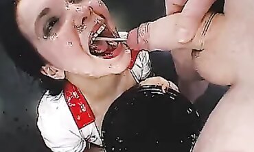 Voluptuous Nurse Maria Takes a Hardcore Bukkake