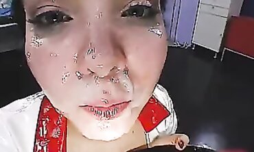 Voluptuous Nurse Maria Takes a Hardcore Bukkake