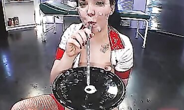 Voluptuous Nurse Maria Takes a Hardcore Bukkake