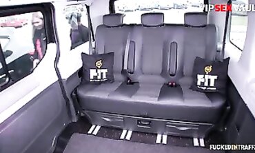 Lindsey Olsen Gets Fucked by Uber Driver in Traffic