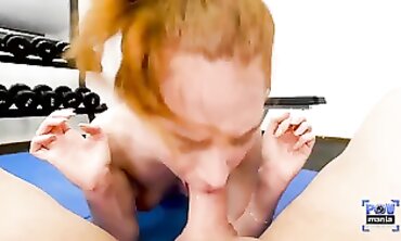 Pink-Haired Vixen Peppermint Heart Faceshitting Blowjob Extreme Gagging