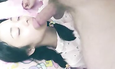 Teenage Petite Cutie's First Time Anal with Older Stepsister