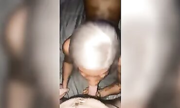 Blonde British Amateur Gives a Deepthroat Blowjob