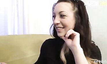 French Amateur Nora Luxia Takes Rough Anal From Her Daddy