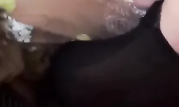 Lucky Stepbro Can't Stop Massaging the MILF on the Sofa