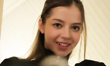 Petite Kay J Strips and Reveals Her Teen Coochie