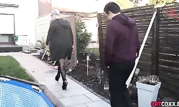 Tattooed MILF Housewife Gets Her Big Ass Anal Fucked