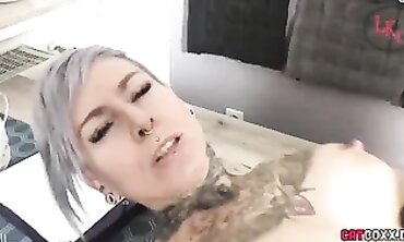 Tattooed MILF Housewife Gets Her Big Ass Anal Fucked