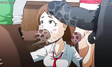 My Hero Academia" Animated Parody - Group Sex Party with Gaping Girls!