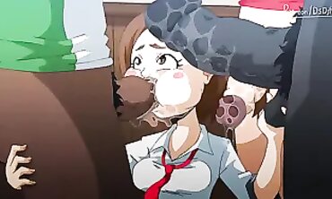 My Hero Academia" Animated Parody - Group Sex Party with Gaping Girls!