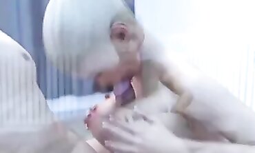 Honey Nubile Gives Deep Throat Blowjob to Monster Cock