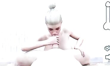 Honey Nubile Gives Deep Throat Blowjob to Monster Cock