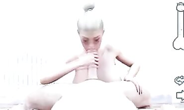 Honey Nubile Gives Deep Throat Blowjob to Monster Cock