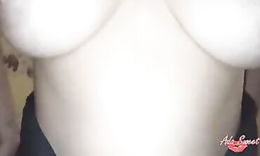 POV: Curvy Amateur with Big Tits Gives Fast Blowjob