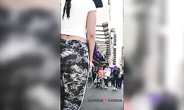 Chasing That PHAT Ass White Girl In Leggings