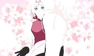 Naruto Gals Foot Challenge Compilation Part 4