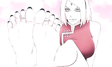 Naruto Gals Foot Challenge Compilation Part 4