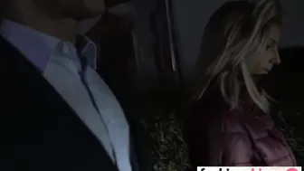 Petite College Girl Gets Graded by Professor