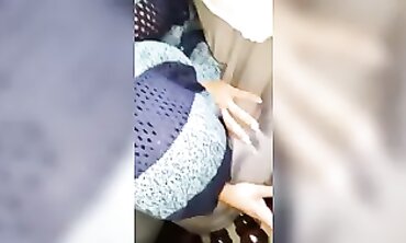 Hot MILF in Hijab Facesitting Blowjob & Anal Threesome with Husband