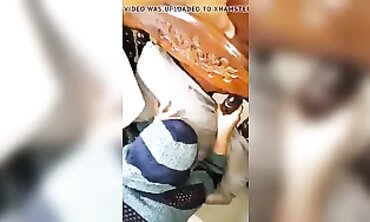 Hot MILF in Hijab Facesitting Blowjob & Anal Threesome with Husband