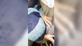 Hot MILF in Hijab Facesitting Blowjob & Anal Threesome with Husband