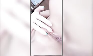 Redhead Webcam Model Drains Herself On Skype