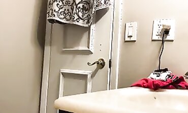 Hot MILF Uses Doll to Teach Sex Ed Lessons in Public Restroom