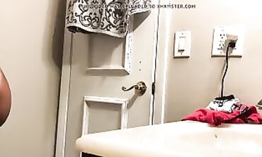 Hot MILF Uses Doll to Teach Sex Ed Lessons in Public Restroom