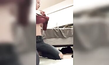 Stepdaughter Squirts and Plays with Toys for Stepdad