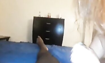 Amateur BBC Creampie: Elderly Lady Gets Pounded