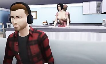 DDSims: Cuckold Cougar Impregnated by Homeless BBC Studs in Sims 4