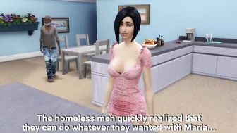 DDSims: Cuckold Cougar Impregnated by Homeless BBC Studs in Sims 4