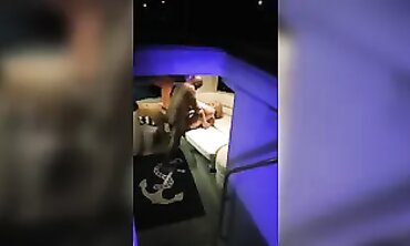 Smoking Blonde Screams During Hardcore Interracial BBC
